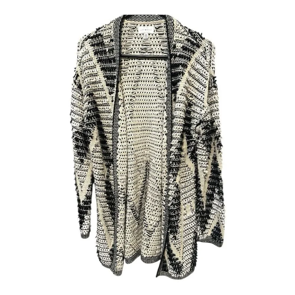 Lucky Brand Black and White Women's Sweater - Picture 5 of 12